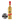 Branded Gold Daddy Strawberry Kiss bottle with a silver medal